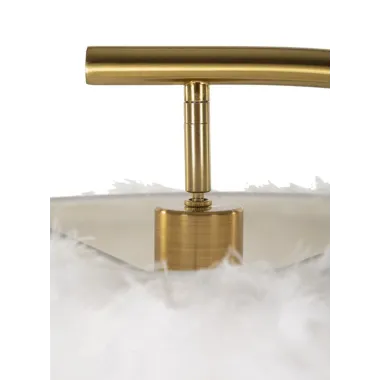 LAMPA PODŁOGOWA PÓŁKOLISTE 60X33X170 cm